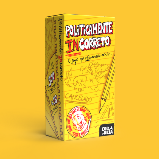 Jogo Politicamente Incorreto - 500 cartas de caos e zero filtros