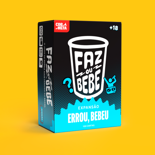 Jogo Faz ou Bebe Errou Bebeu