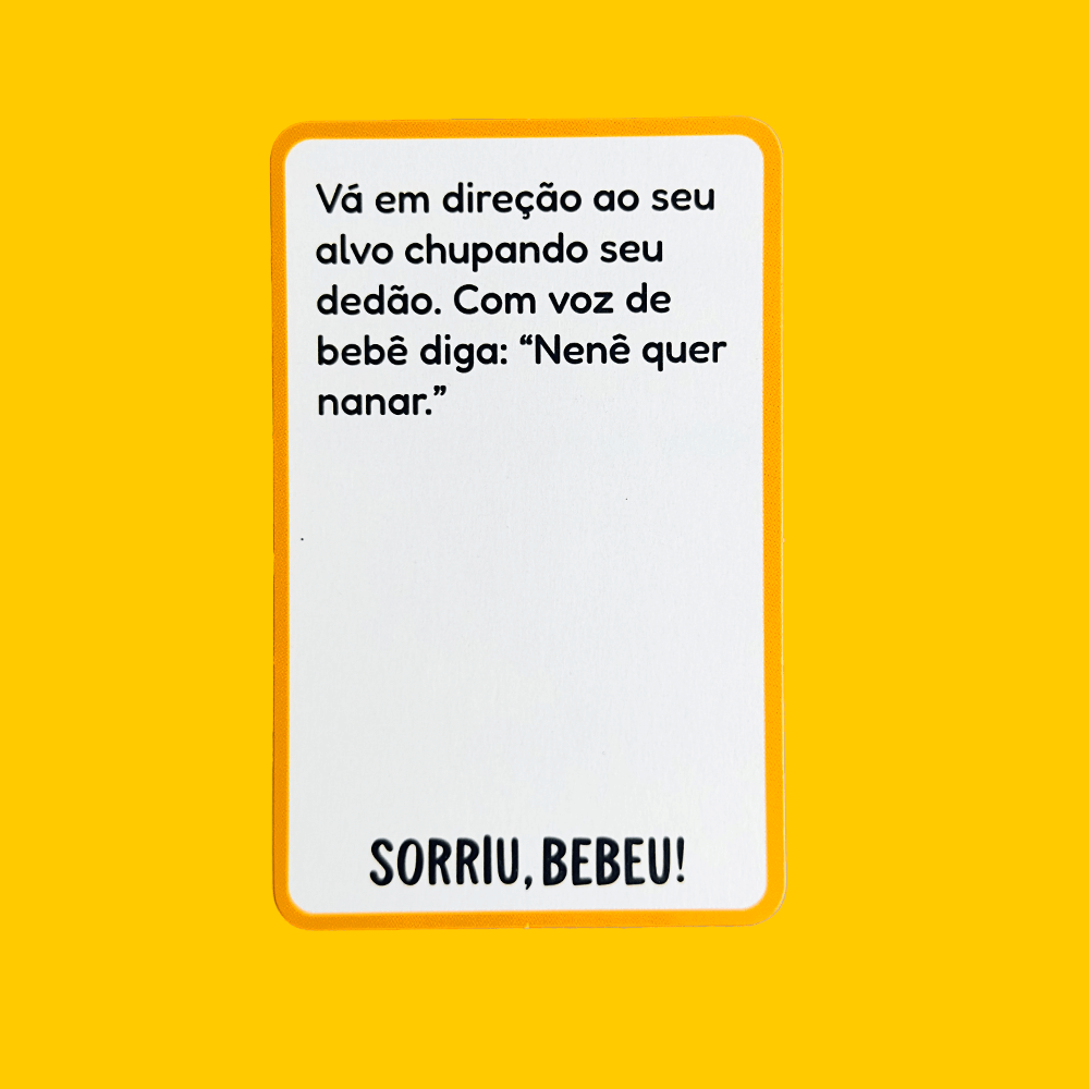 Sorriu, Bebeu - Controle o riso ou prepare o copo