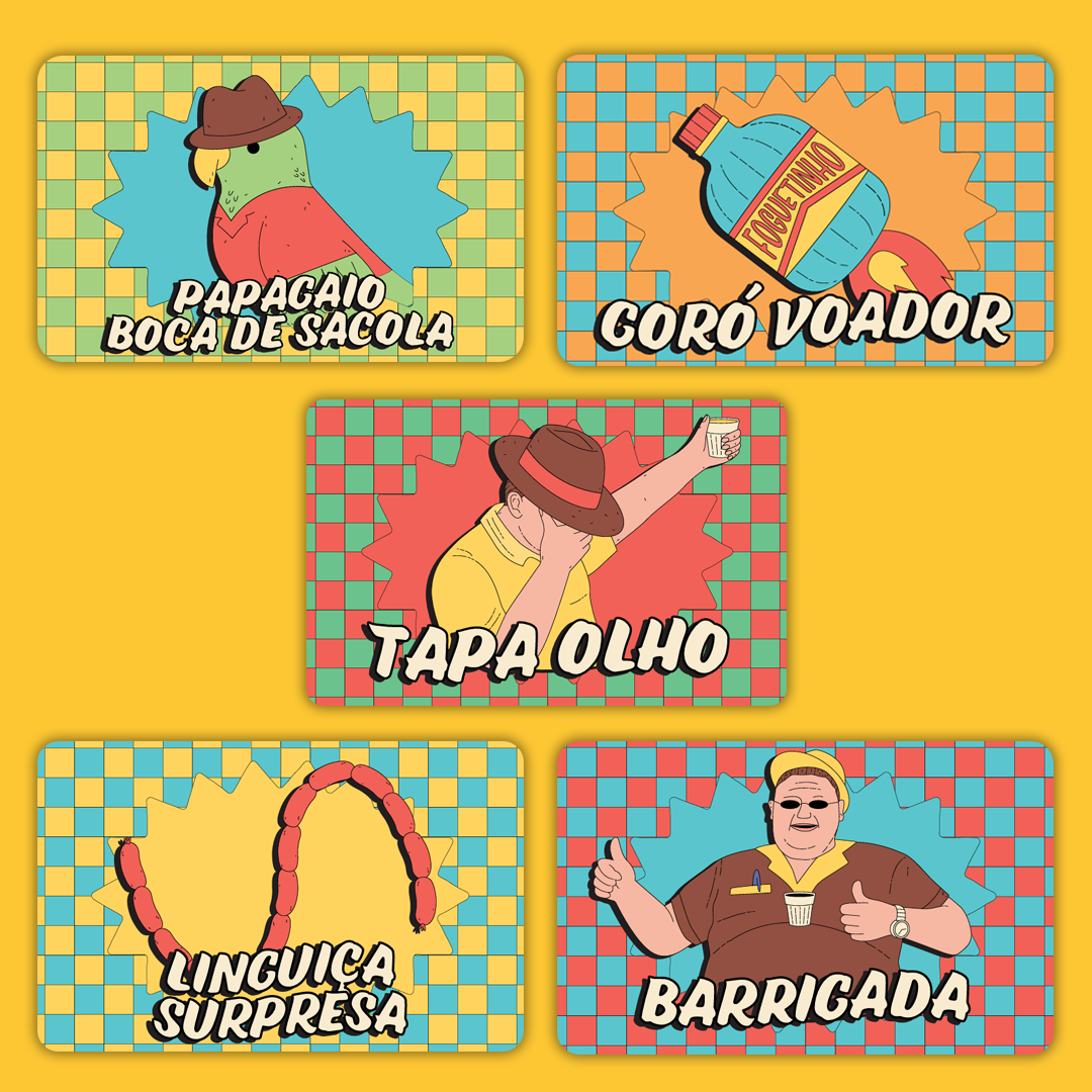 Farra, Pinga, Truco, Torresmo, Churrasco