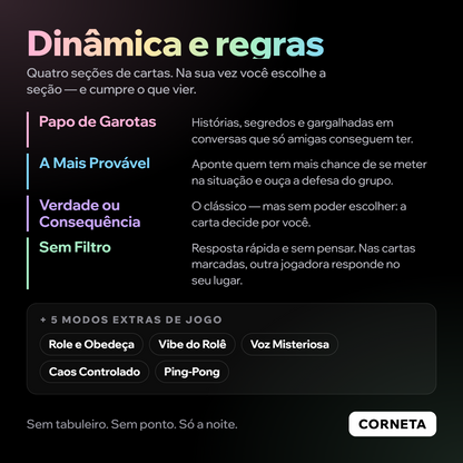 Jogo Noite das Garotas - Uma desculpa perfeita para encontrar as amigas