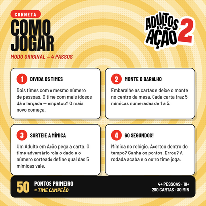 Adultos em Ação 2 - 1000 mímicas inéditas