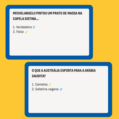 Errou, Molhou - Um quiz maluco onde errar significa se molhar