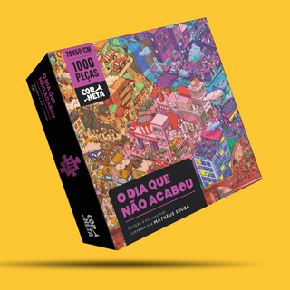 Quebra-cabeça O dia que não acabou - Coleção Fio Invisível