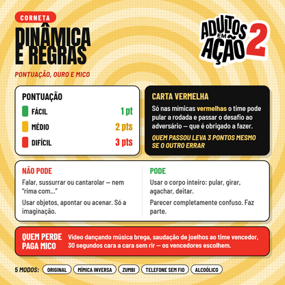 Adultos em Ação 2 - 1000 mímicas inéditas
