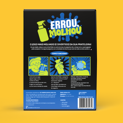 Errou, Molhou - Um quiz maluco onde errar significa se molhar