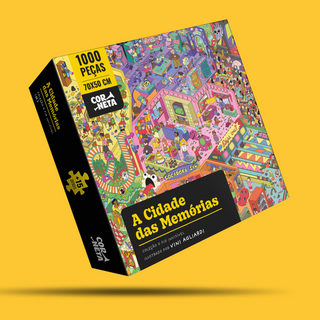 Quebra-cabeça A cidade das memórias - Coleção Fio Invisível