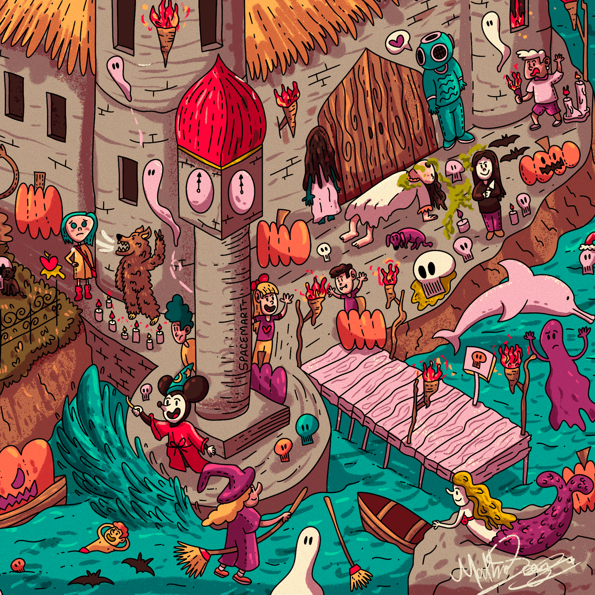 Quebra-cabeça Encontro de Halloween