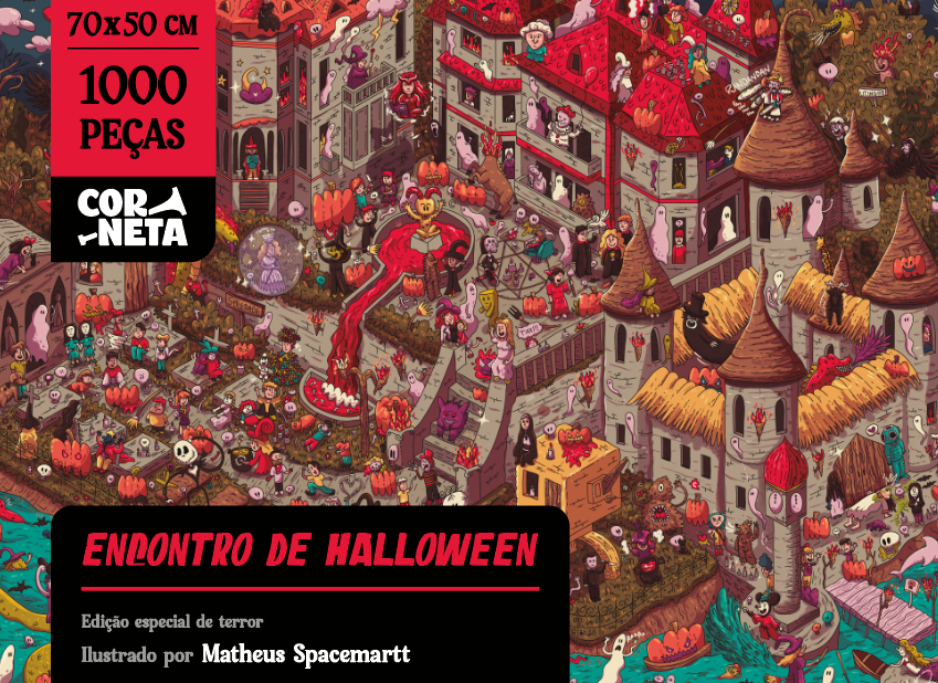 Quebra-cabeça Encontro de Halloween