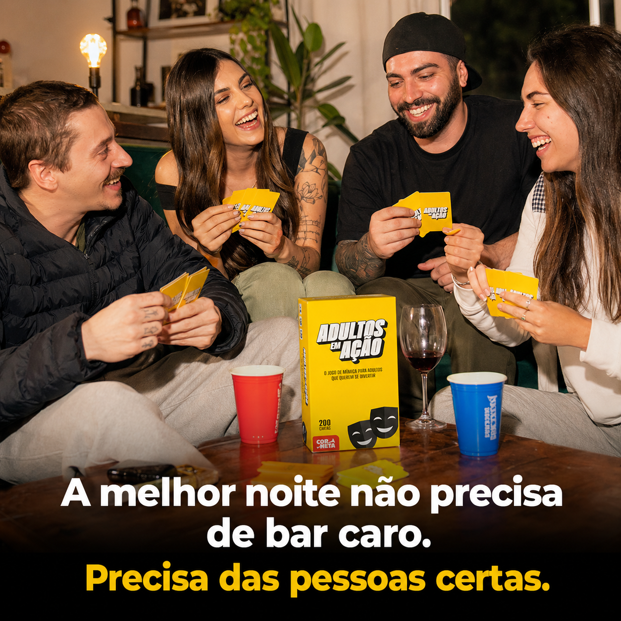 Adultos em Ação - 200 mímicas para você rir sem parar – Corneta Jogos