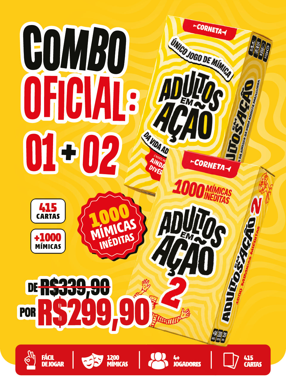 Escolha sua versão 👇🏼