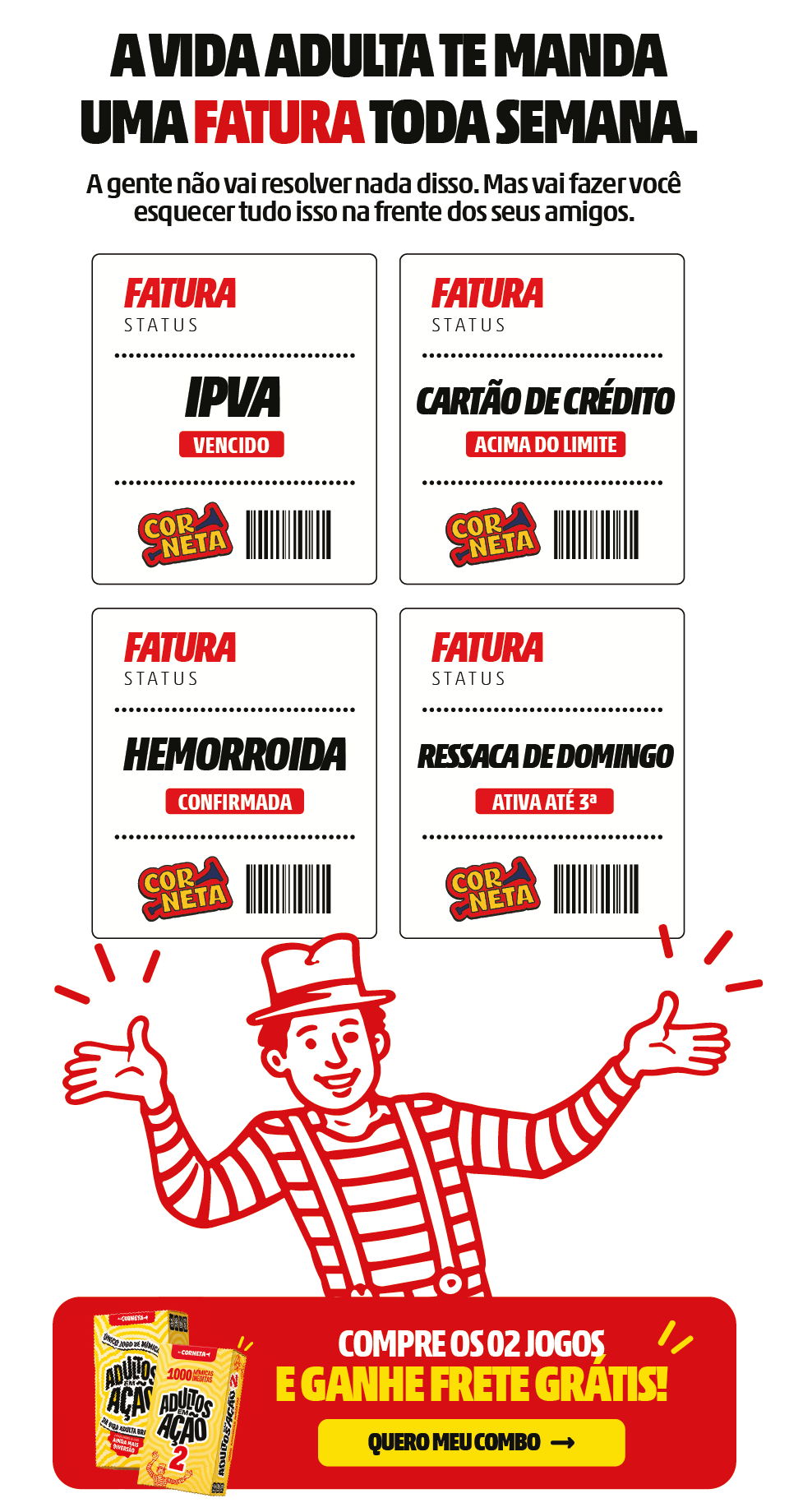 Escolha sua versão 👇🏼