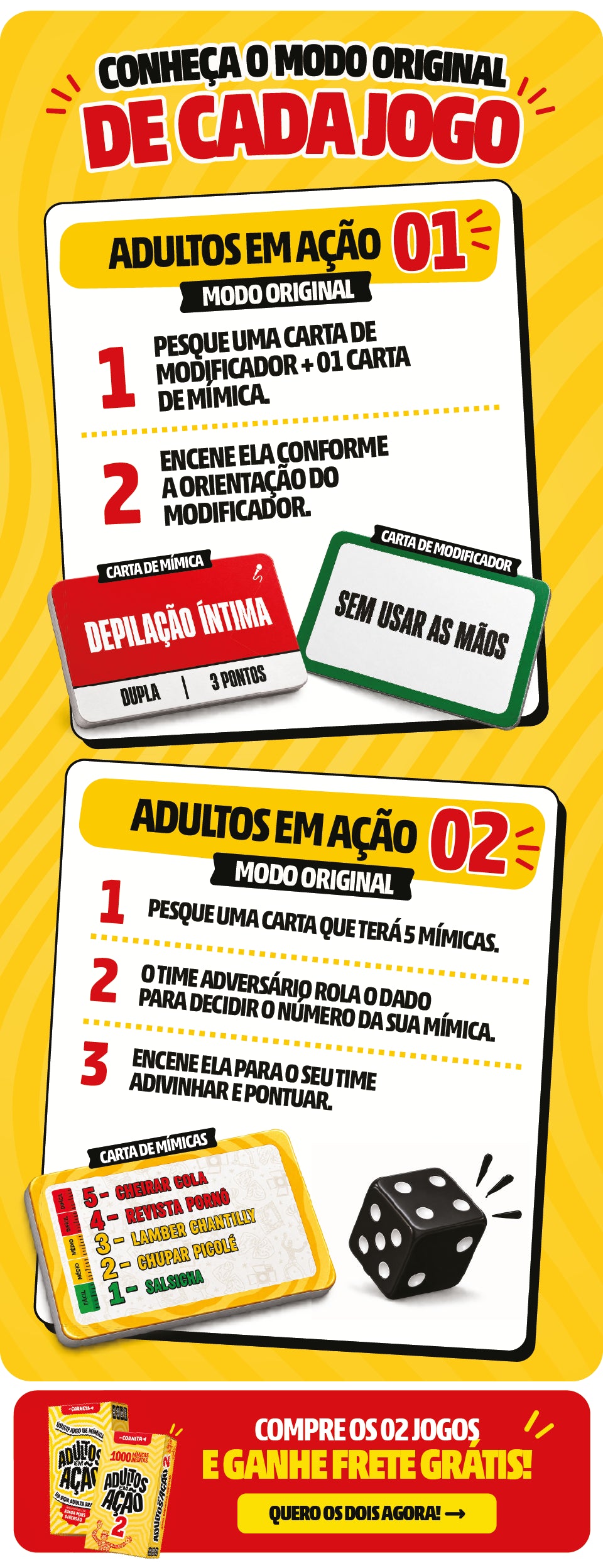 Escolha sua versão 👇🏼