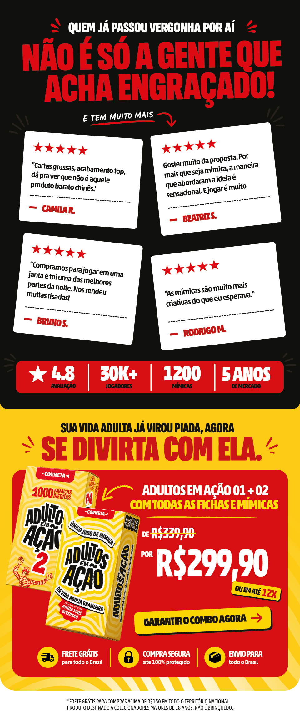 Escolha sua versão 👇🏼
