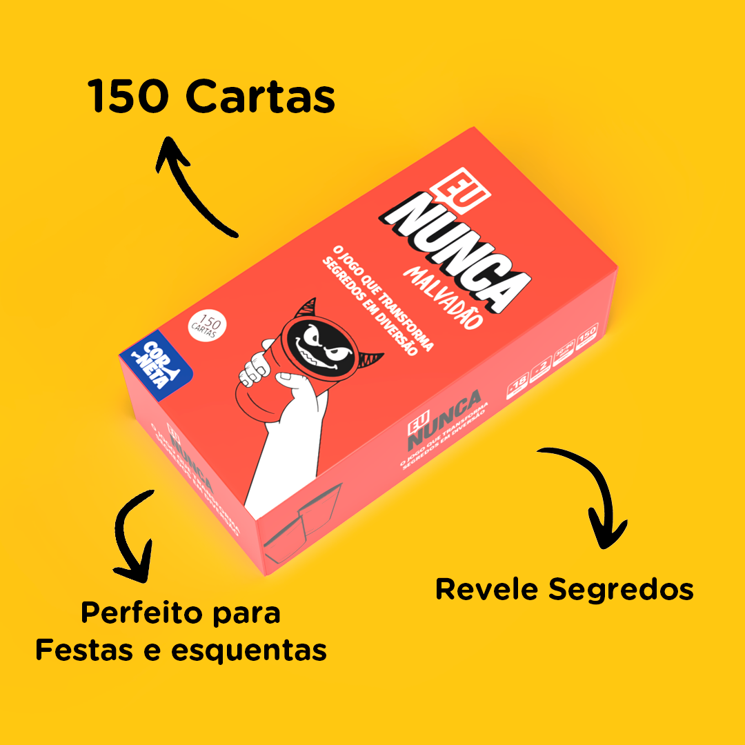 Jogo Eu Nunca Malvadão Deluxe