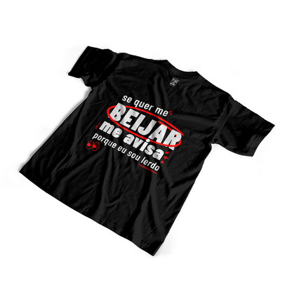 Camiseta Se quiser me beijar