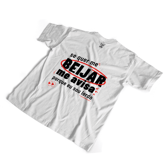 Camiseta Se quiser me beijar