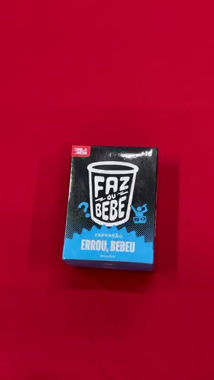 Jogo Faz ou Bebe Errou Bebeu