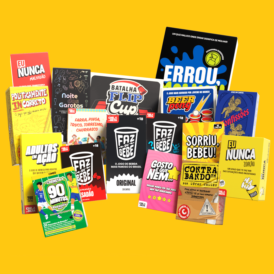 Combo Todos nossos Jogos - A coleção completa Corneta em um só pacote